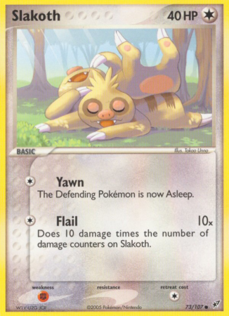 Slakoth 73/107 EX Deoxys