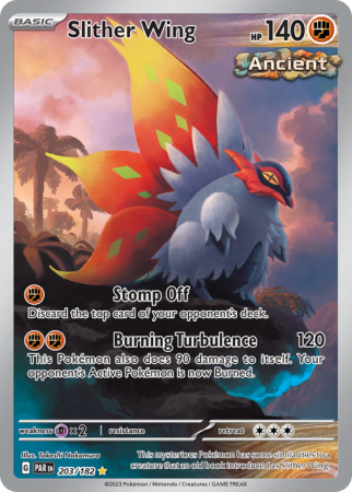 Slither Wing 203/182 Scarlet & Violet Paradox Rift