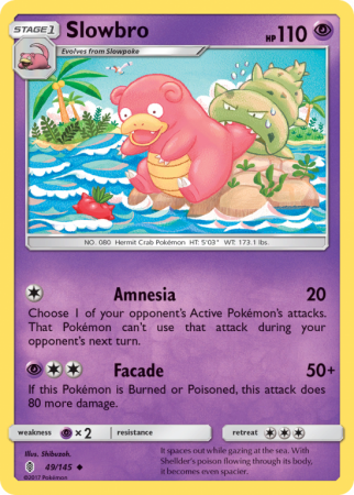 Slowbro 49/145 Sun & Moon Guardians Rising