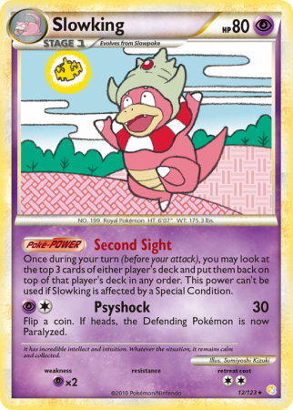 Slowking 12/123 HeartGold & SoulSilver HeartGold & SoulSilver