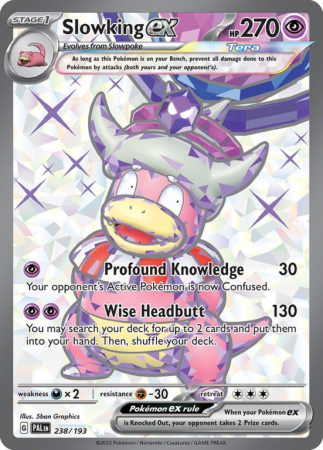 Slowking ex 238/193 Scarlet & Violet Paldea Evolved