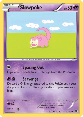 Slowpoke 32/115 XY Generations