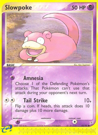 Slowpoke 45/95 EX Team Magma vs Team Aqua