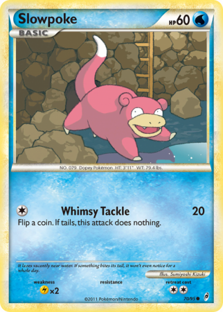 Slowpoke 70/106 HeartGold & SoulSilver Call of Legends