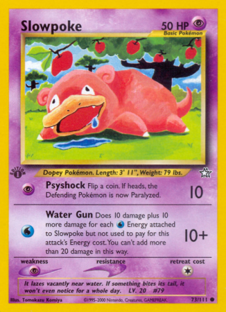 Slowpoke 73/111 Neo Neo Genesis