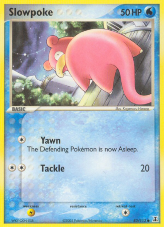 Slowpoke 83/113 EX Delta Species