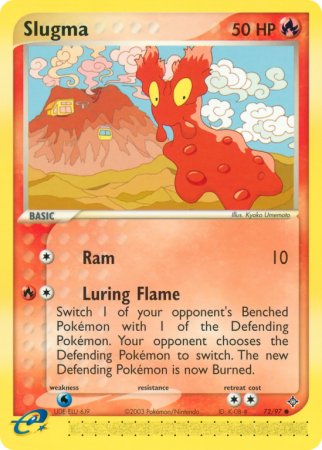 Slugma 72/97 EX Dragon