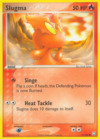 Slugma 77/109 EX Team Rocket Returns