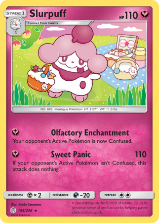 Slurpuff 154/236 Sun & Moon Cosmic Eclipse