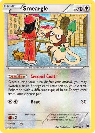Smeargle 123/162 XY BREAKthrough