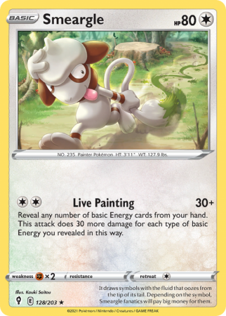 Smeargle 128/203 Sword & Shield Evolving Skies