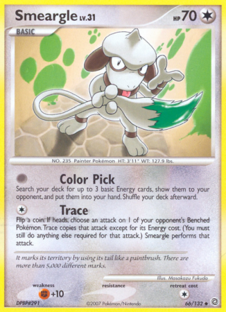 Smeargle 66/132 Diamond & Pearl Secret Wonders