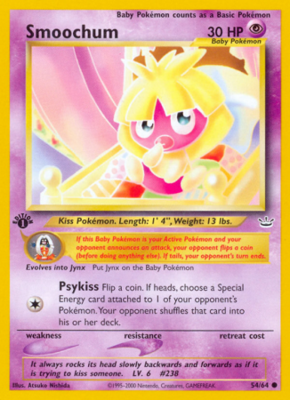 Smoochum 54/66 Neo Neo Revelation