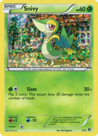 Snivy 1/12 Other McDonald's Collection 2011