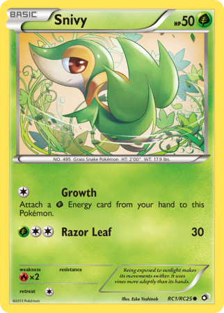 Snivy RC1/113 Black & White Legendary Treasures