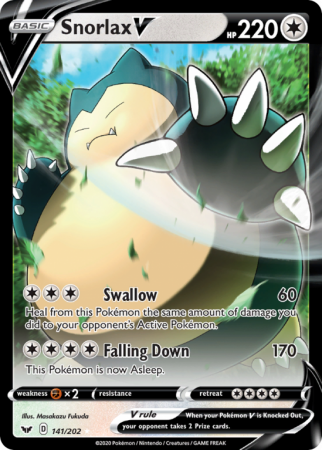 Snorlax V 141/202