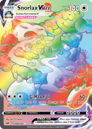 Snorlax VMAX 206/202 Sword & Shield Sword & Shield