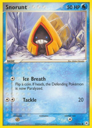 Snorunt 73/101 EX Hidden Legends