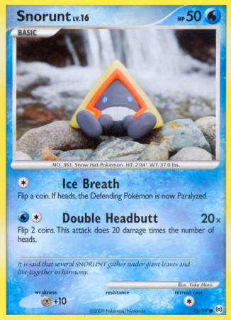 Snorunt 75/99 Platinum Arceus