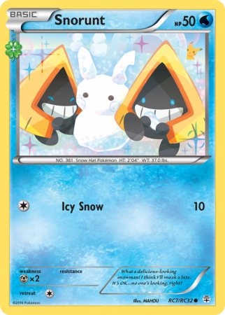 Snorunt RC7/115 XY Generations