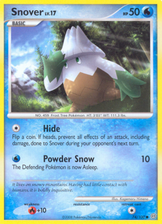 Snover 74/100 Diamond & Pearl Stormfront