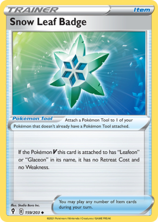 Snow Leaf Badge 159/203