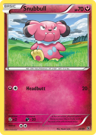 Snubbull 22/39 XY Kalos Starter Set