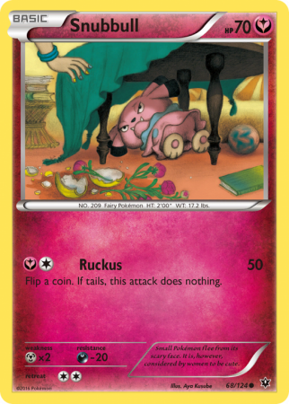 Snubbull 68/124 XY Fates Collide