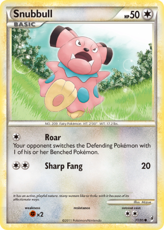 Snubbull 71/106 HeartGold & SoulSilver Call of Legends