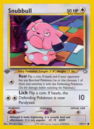 Snubbull 74/111 Neo Neo Genesis