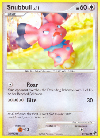 Snubbull 84/106 Diamond & Pearl Great Encounters
