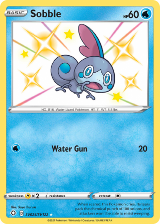 Sobble SV025/122 Sword & Shield Shiny Vault