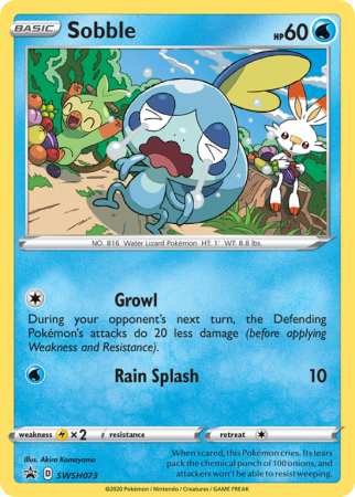 Sobble SWSH073/103 Sword & Shield SWSH Black Star Promos