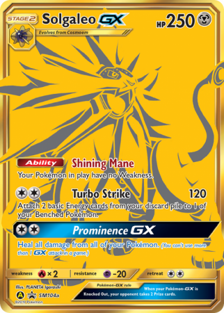 Solgaleo-GX SM104a/156