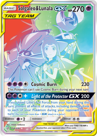 Solgaleo & Lunala-GX 254/236 Sun & Moon Cosmic Eclipse
