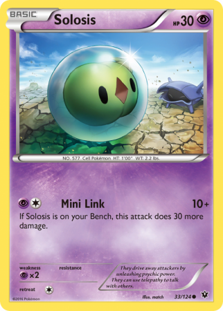 Solosis 33/124 XY Fates Collide
