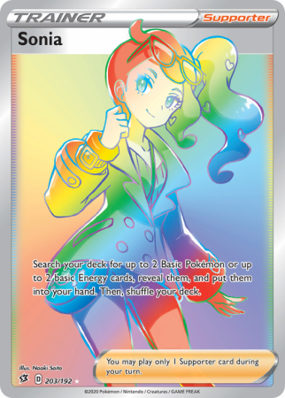 Sonia 203/192 Sword & Shield Rebel Clash