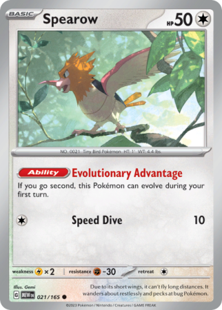 Spearow 21/165 Scarlet & Violet 151