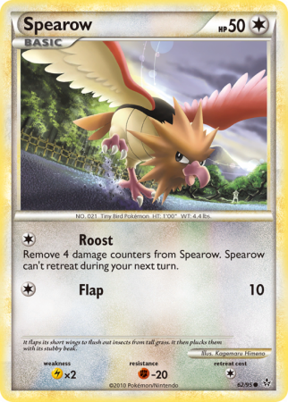 Spearow 62/95 HeartGold & SoulSilver HS—Unleashed