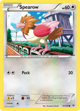Spearow 65/108 XY Roaring Skies