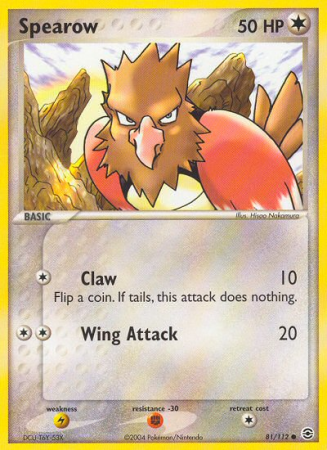 Spearow 81/112 EX FireRed & LeafGreen