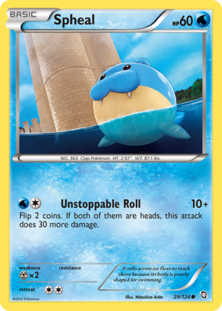 Spheal 29/124 Black & White Dragons Exalted