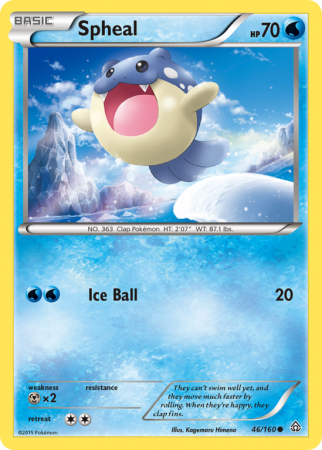 Spheal 46/160 XY Primal Clash