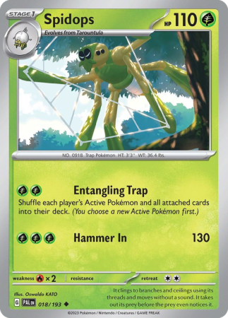 Spidops 18/193 Scarlet & Violet Paldea Evolved