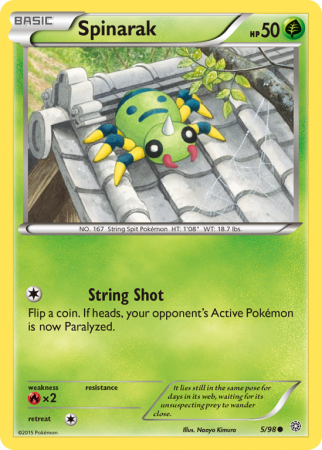Spinarak 5/98 XY Ancient Origins