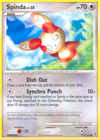 Spinda 111/132 Diamond & Pearl Secret Wonders