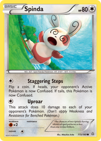 Spinda 115/160 XY Primal Clash