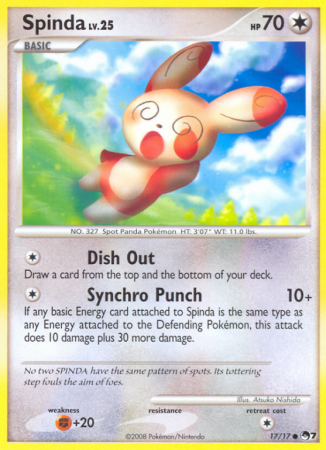 Spinda 17/17 POP POP Series 7