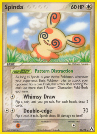 Spinda 26/92 EX Legend Maker