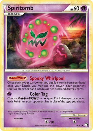 Spiritomb 10/102 HeartGold & SoulSilver HS—Triumphant